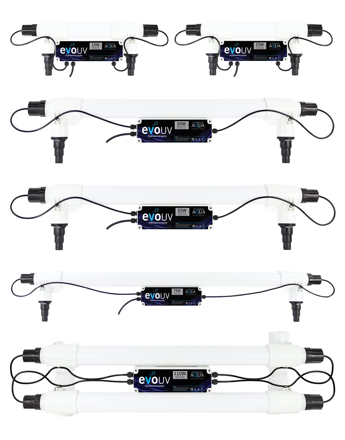 Evolution Aqua evoUV Quartz Sleeve for 15W and 25W